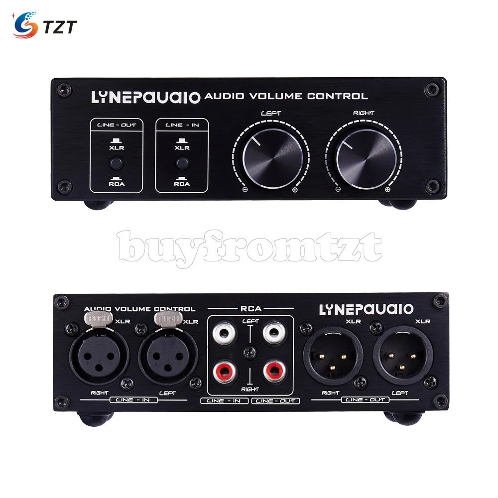 TZT Полностью сбалансированное устройство управления громкостью динамика с двумя