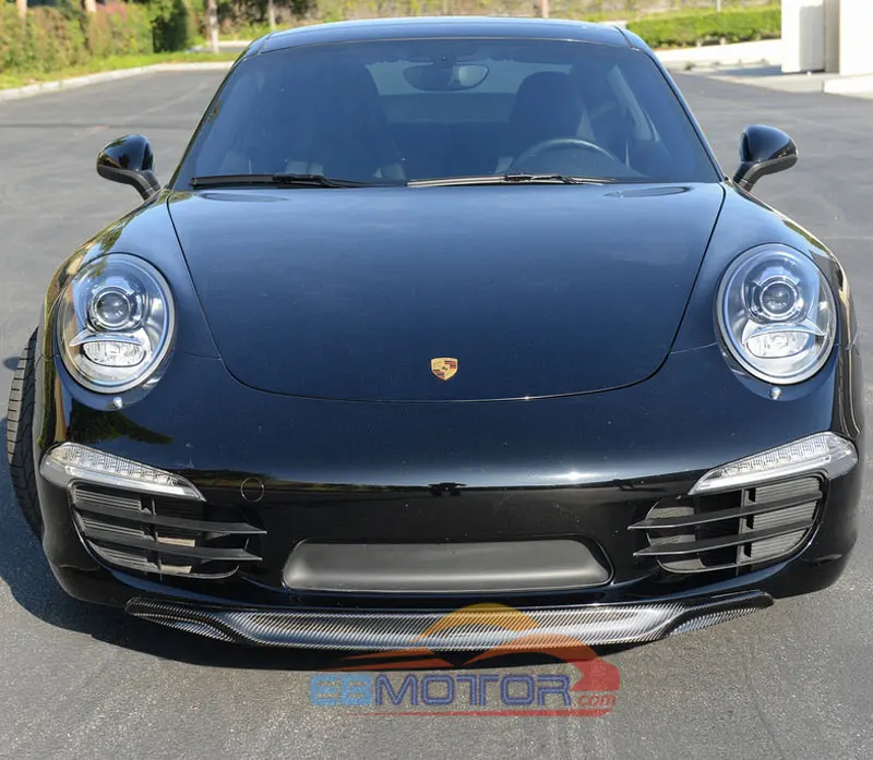 Передний спойлер из настоящего углеродного волокна для PORSCHE 911 991 Targa &amp Carrera 4/4S/S
