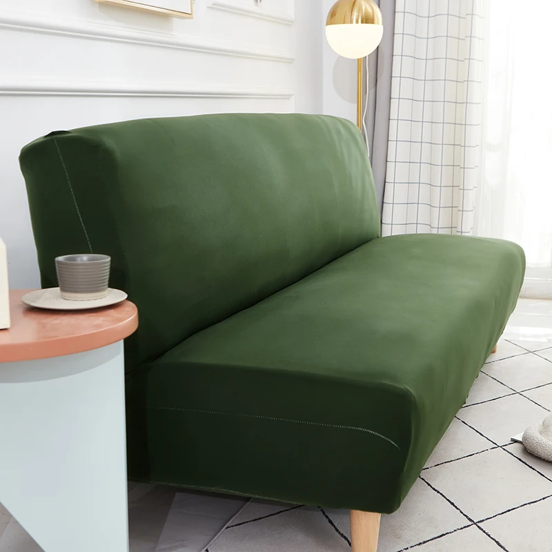 Диван покрывало откидное темно зеленый современное сидение чехлов стрейч чехол