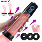 Автоматический Электрический увеличитель пениса, Мужской вакуумный насос для упражнений на пенис, удлинение пениса, Мужской мастурбатор, секс-игрушки для мужчин 18