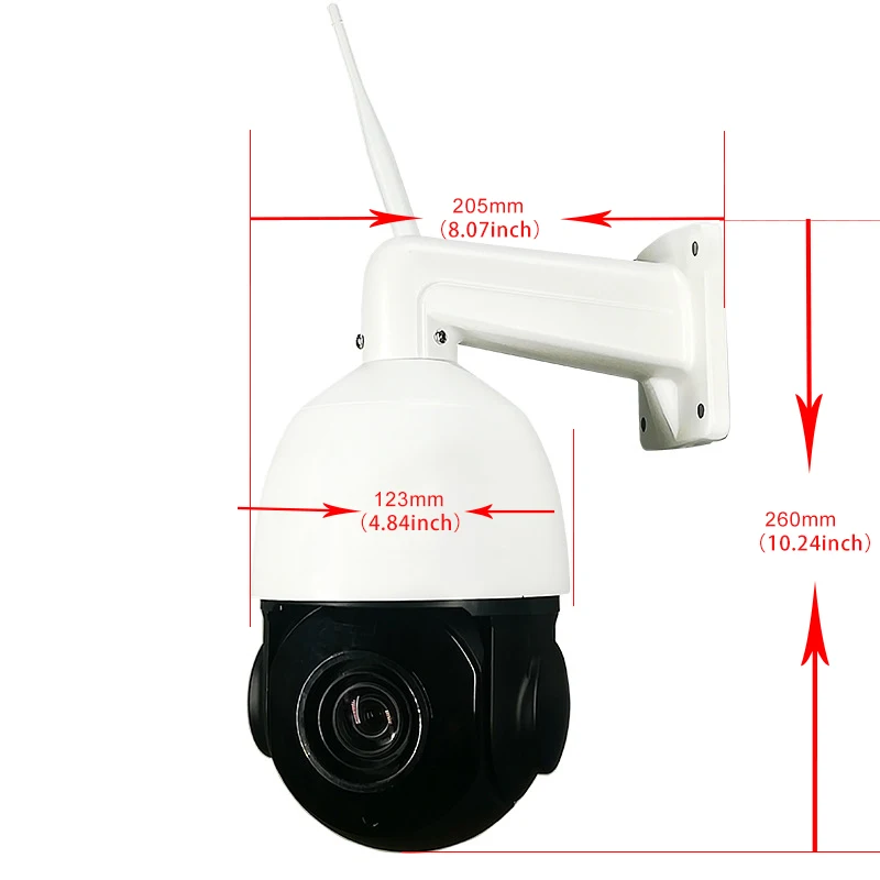 H.265 8MP 30x оптический зум Человек Авто слежение POE Wifi скоростная купольная сетевая IP