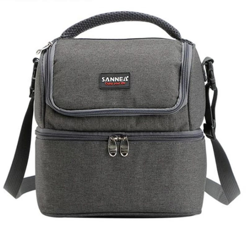 Переносная Термосумка для пикника, Термосумка из ткани Оксфорд, 7 л, 600D, Твердая Сумка для еды и пикника