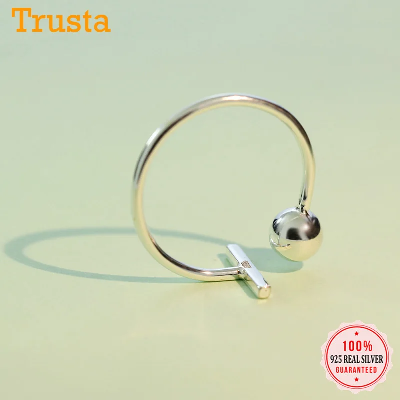 Trustdavis 100% Настоящее серебро 925 пробы модные ювелирные изделия бисер коктейльное