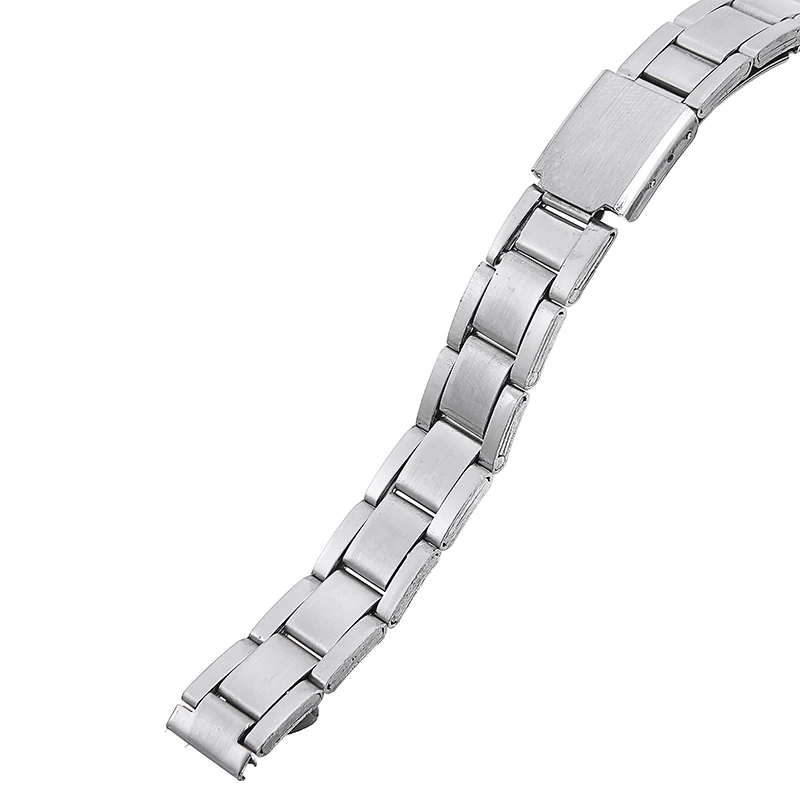 Модный металлический сменный ремешок серебристого цвета из нержавеющей стали