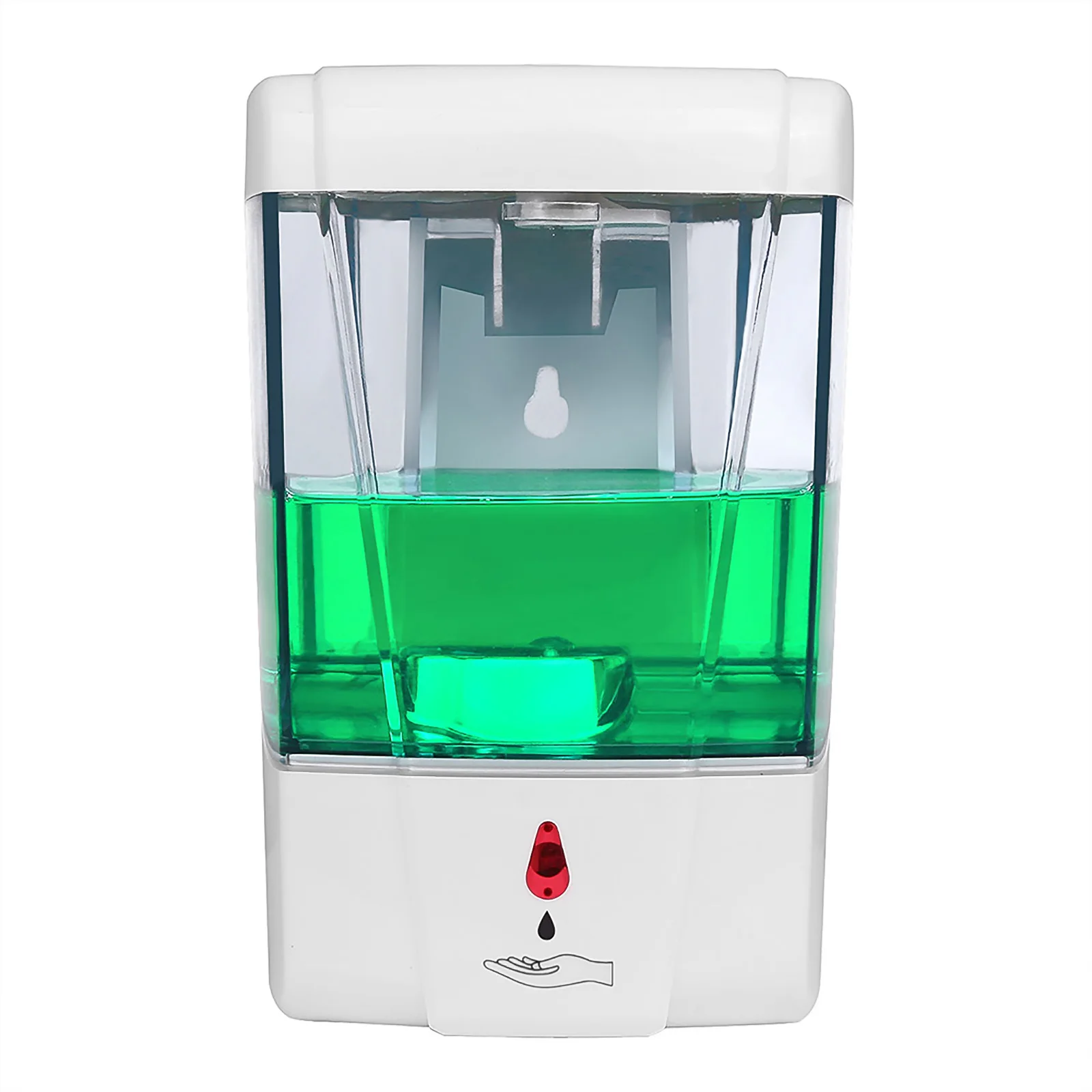 

Wall-Mount Soap Dispenser Automatic Touchless Liquid Infrared Soap Pump Battery Powered IR Sensor Soap Dispenser for Bathroom