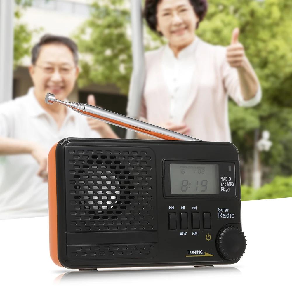 Портативное цифровое FM радио MW многодиапазонный радиодинамик музыкальный MP3