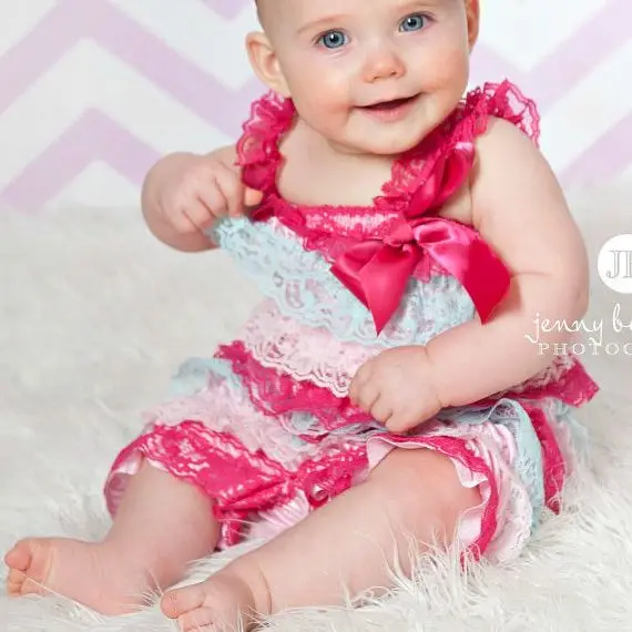 Шикарный Потертый светильник для девочек Розовый атласный кружевной комбинезон