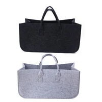 felt storage baskets foldable rectangular bag portable multipurpose basket for car travel shopping clothing organization handbag