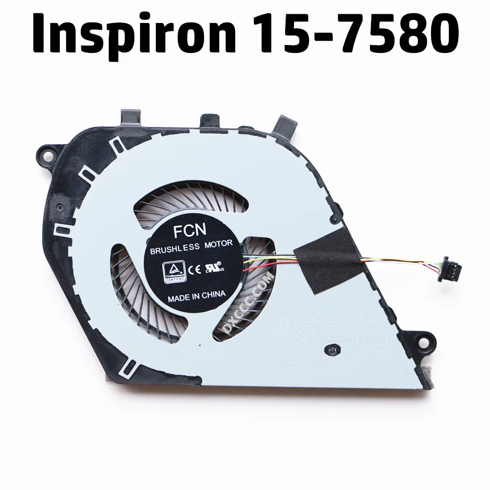 Ноутбук Замена охлаждающий вентилятор для DELL Inspiron 7570 7573 7580 Процессор Вентилятор
