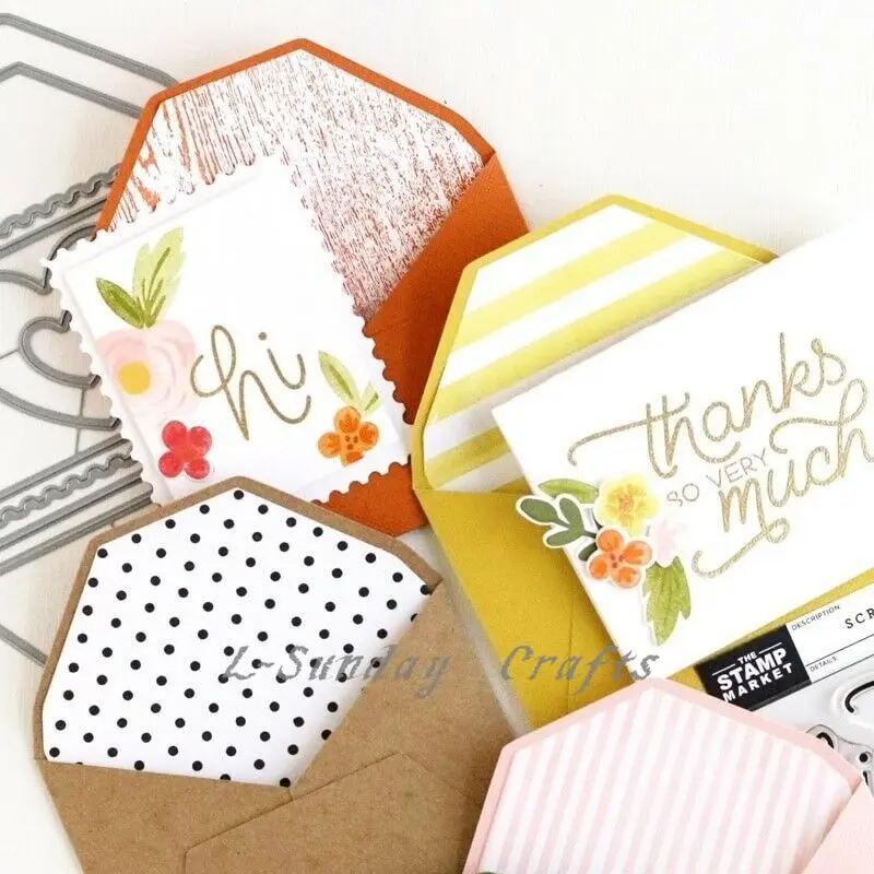 Пресс-формы для изготовления конвертов трафареты скрапбукинга г. | Дом и сад