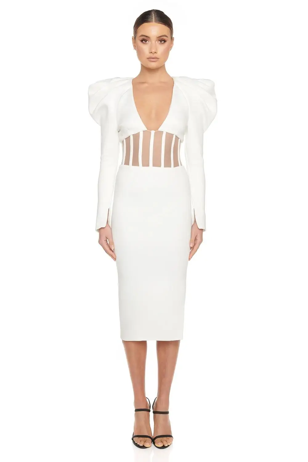 

AI RUI SHI STORE 2020 New Fashion Sexy Women's Bodycon Night Dress Evening Party Bandage Dress