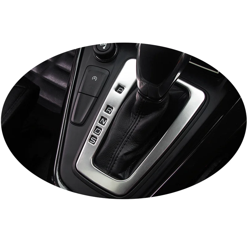 Стайлинг автомобиля нержавеющая сталь Шестерня сдвига панель Декоративная