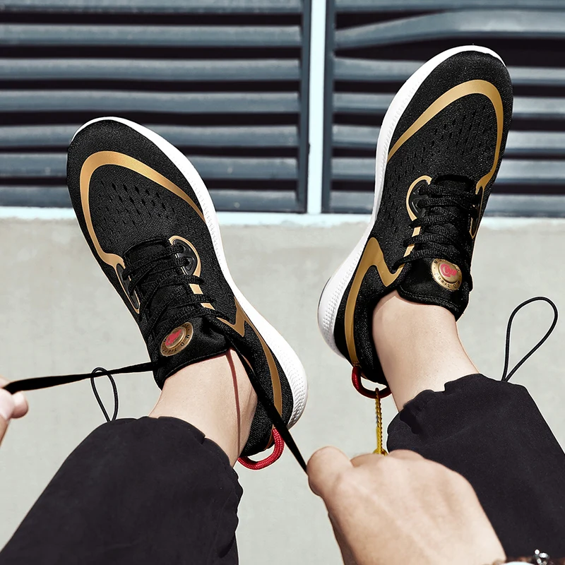 

CYYTL Men Mesh Comfort Running Sport Shoes Casual Soft Breathable Sneakers Outdoor Walking Trainers Increased Boys Tennis