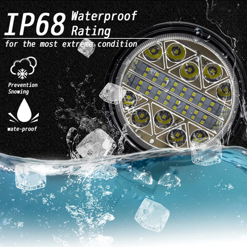 Светодиодные рабочие фары 102 Вт для тракторов Светодиодная панель 4x4 аксессуары