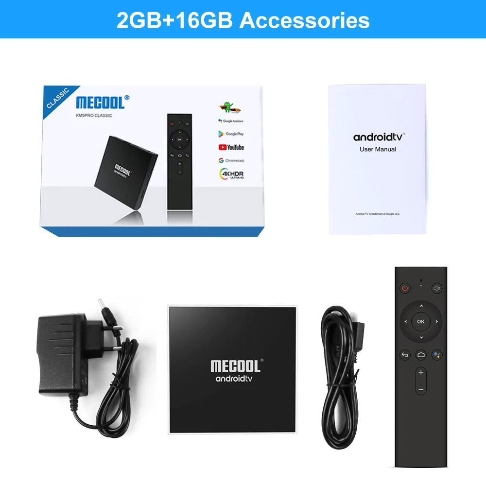 ТВ приставка MECOOL KM9 Pro Android 9 0 сертификат Google 4 Гб 32 ГБ Amlogic S905X2 KM3 ATV 64 4K двойной Wi Fi