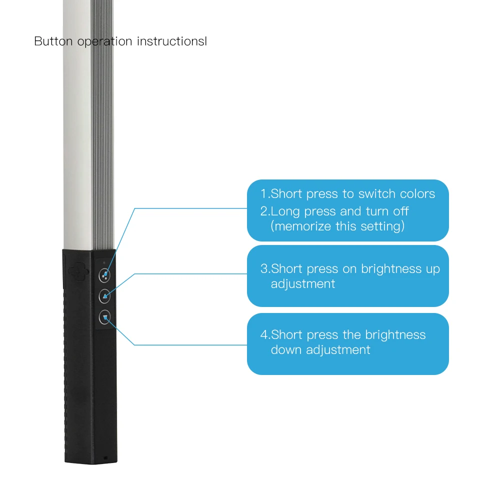 10 Вт Портативный RGB светодиодный ламповый светильник фотографического ing