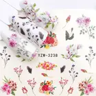 1 шт. переводные наклейки для ногтей красивые цветы Дизайн ногтя маникюрные наклейки для украшения ногтей инструменты