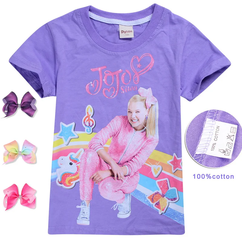 Детские спортивные костюмы для девочек Летняя модная одежда футболка детская с