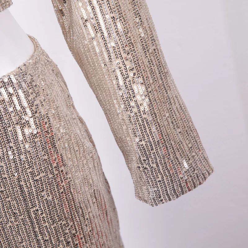 Мини платье с длинным рукавом и вырезами короткое для клубной вечеринки|Женские