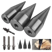 1pc firewood drill bit wood reamer drilling tools punch driver bits woodworking cutter cone drilling machine high carbon steel