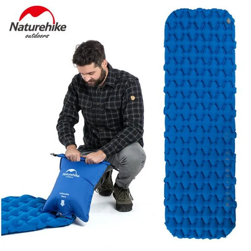 

Naturehike Outdoor Camping Mat Inflatable Bag Inflatable Mattress Ultralight Tent Sleeping Pad Portable Camp Moisture-proof Pad