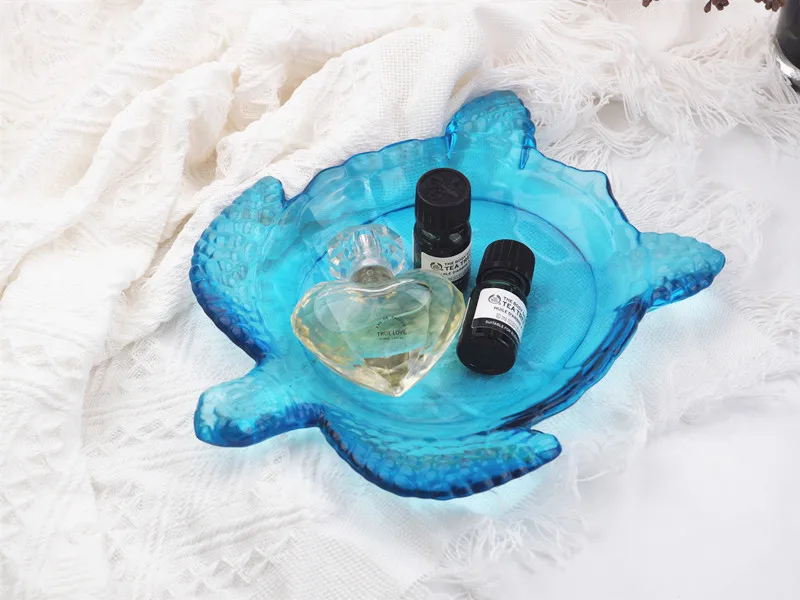 

Concrete Dish Silicone Mold DIY Ocean Turtle Shape Storage Tray UV Resin Molds Plate Ceramic Clay Plaster Craft Mould Home Decor