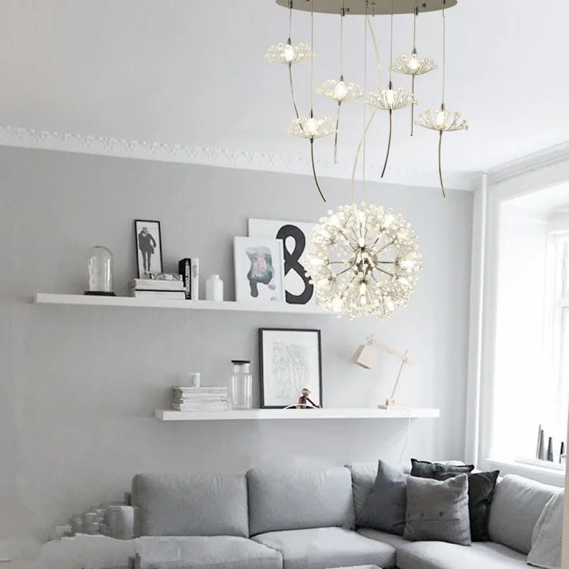 Светодиодная лампа современный дизайн хрустальные люстры Декор домашнее