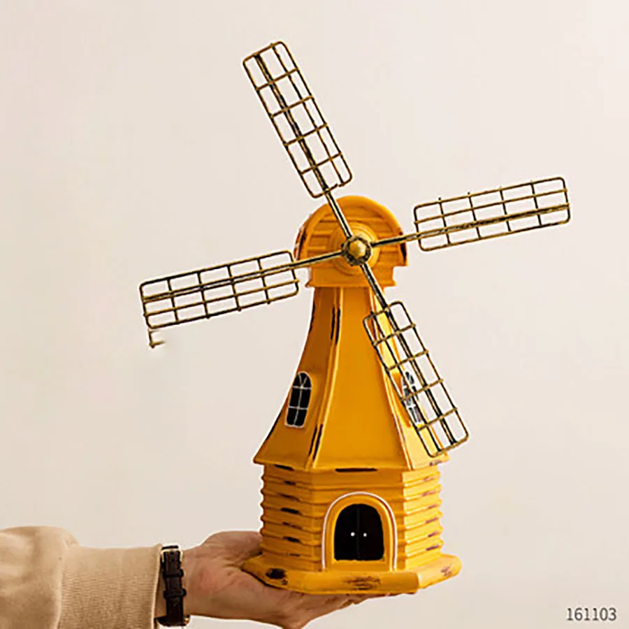 Творческий дом Ретро ветряные мельницы Копилка Сейф для денег Детская Банк