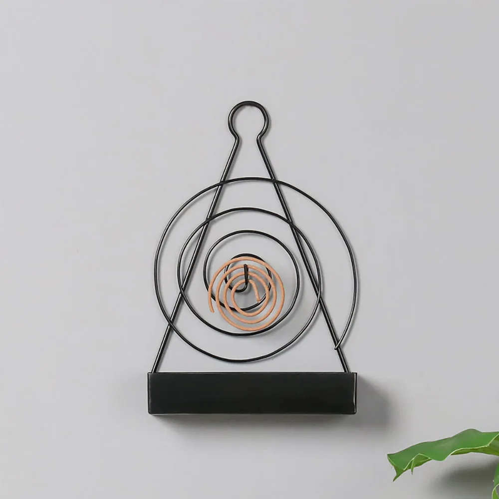 

Nordic Style Retro Iron Summer Insect Mosquito Coil Holder Innovative Home Incense Sandalwood Mosquito Repellent Coil Holder