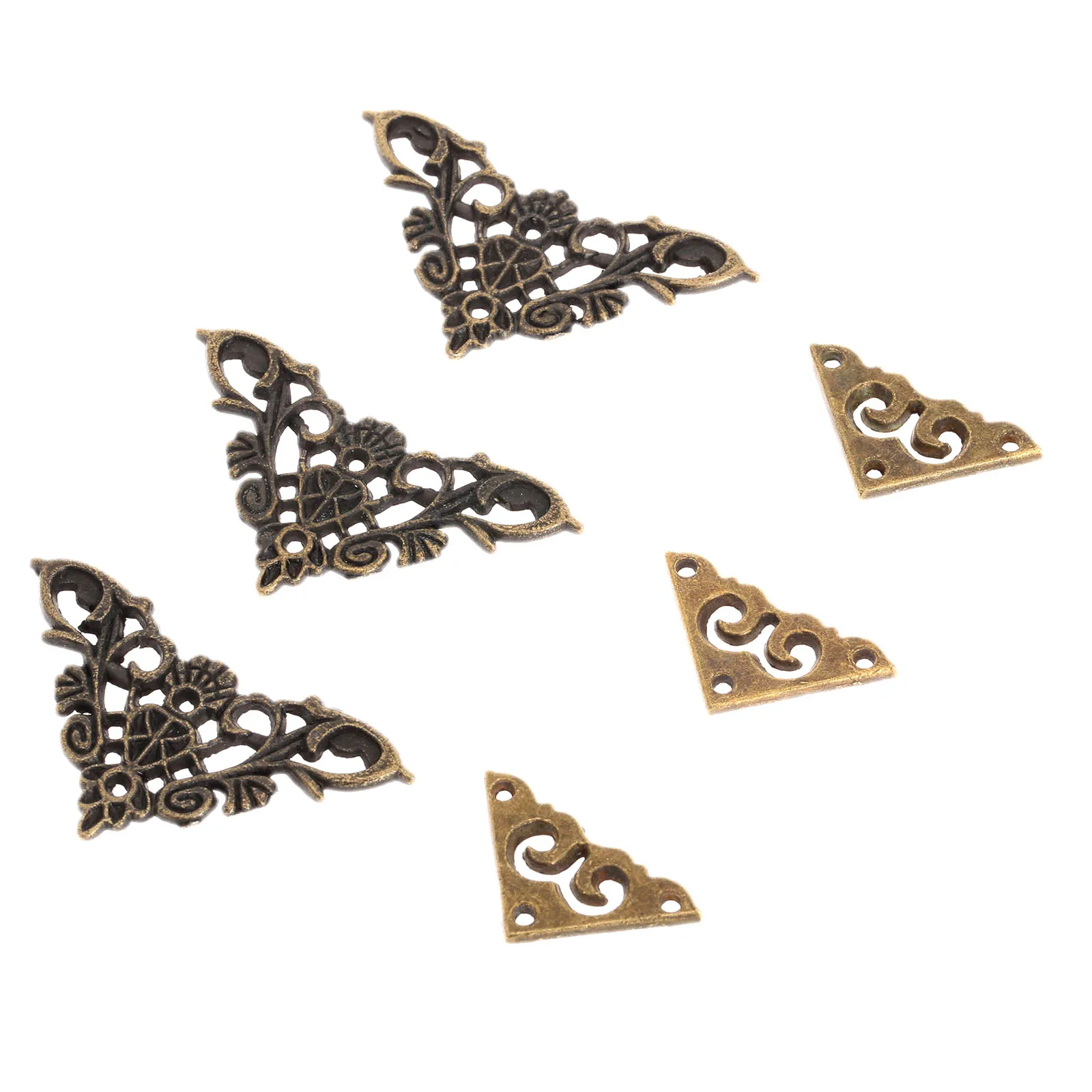 Угловые кронштейны 12 шт./лот протектор альбома из цинкового сплава коробка для