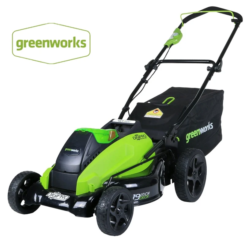 Greenworks Lawn Mower Electric 1200 G-MAX 40V 19-Inch Cordless Grass Mower Garden Tool