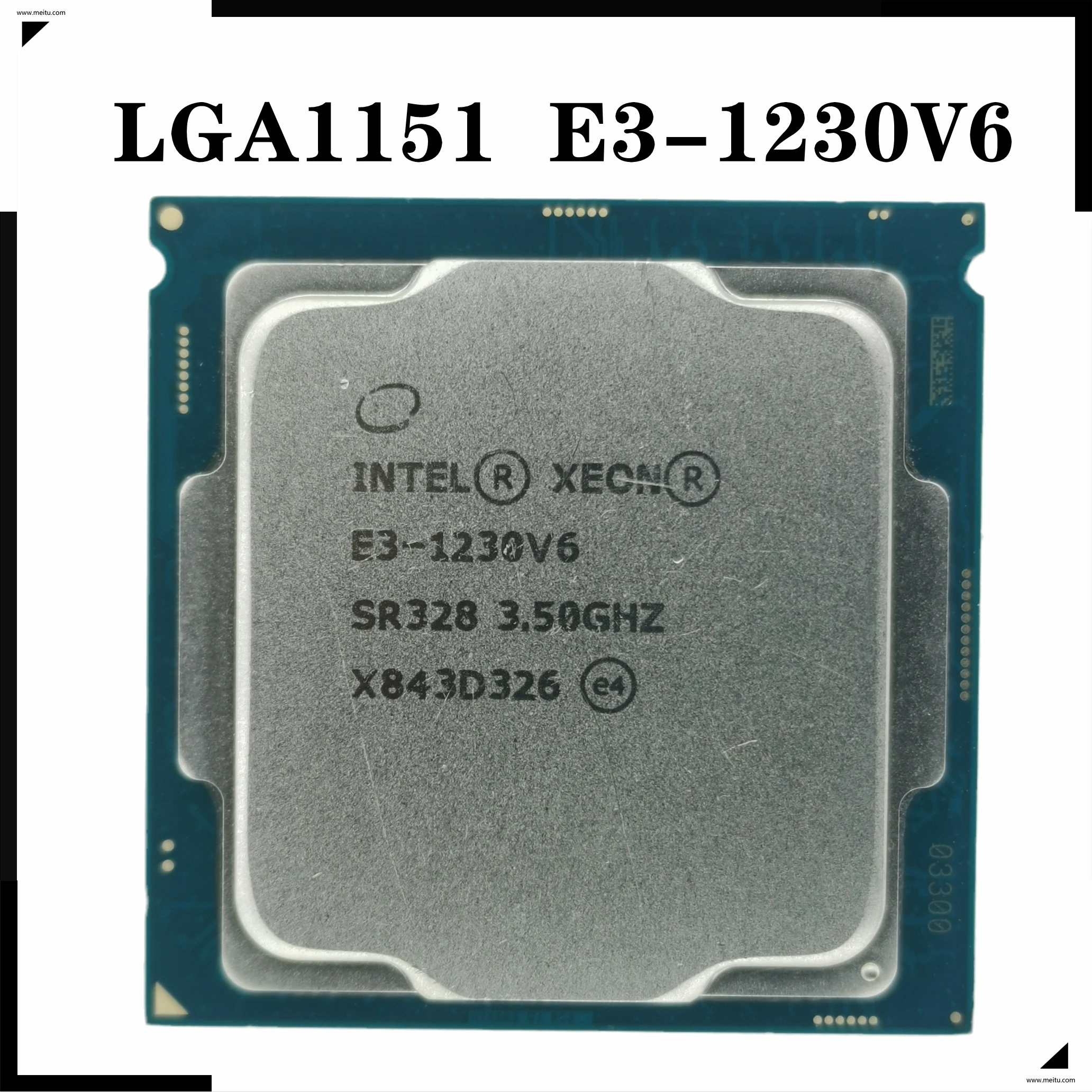 Desktop CPU E3-1230V6 3.50GHz 8M LGA1151 E3 1230 V6 Quad-core E3-1230 processor Free shipping 1230V6 | Компьютеры и офис