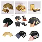 1 набор высококачественных позолоченных покерных карт для семейных игр, игральные карты из золотой фольги, забавные Горячие!