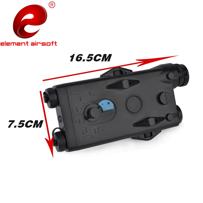 Element Airsoft AN PEQ-2 чехол для батареи без функции подходит 20 мм рельсовый красный лазер Ver ANPEQ-2 батарейный блок EX426