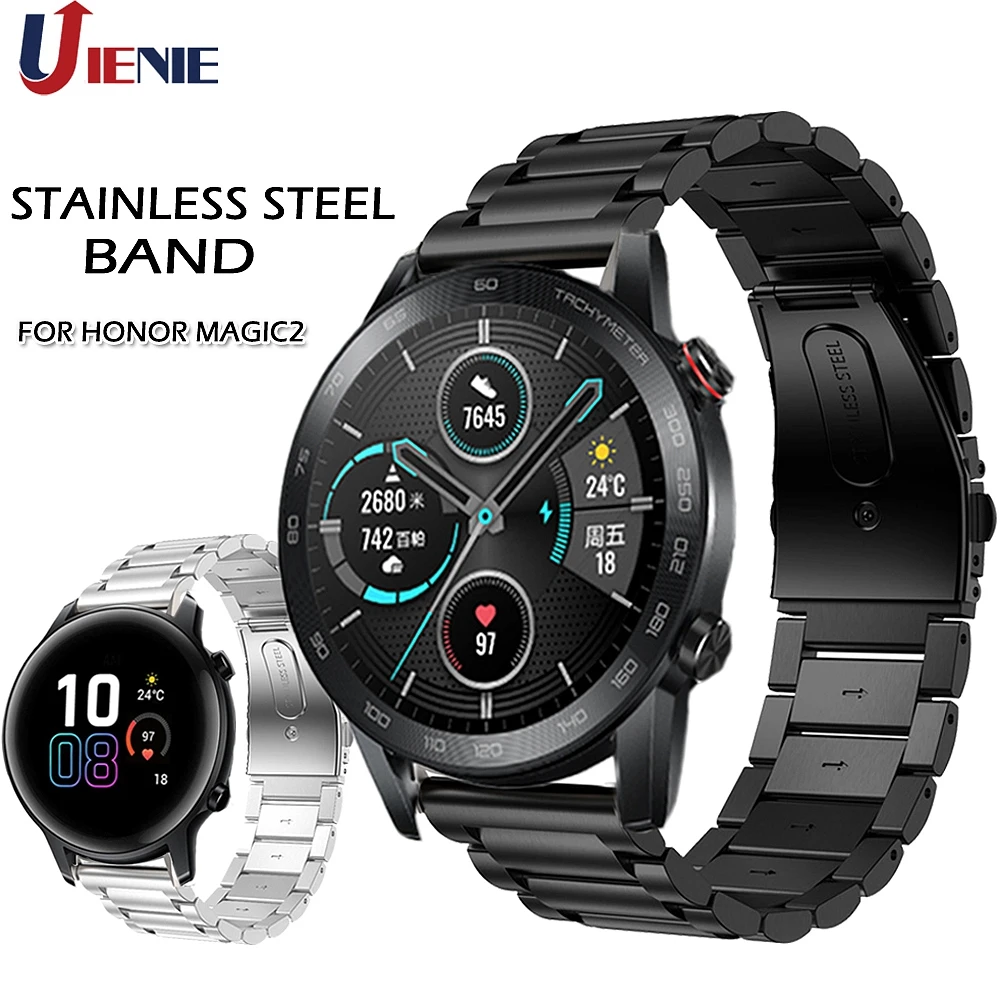 Ремешок из нержавеющей стали для Honor Magic gt 2 браслет Huawei gt2 42 мм 46 мм/Dream /Active с