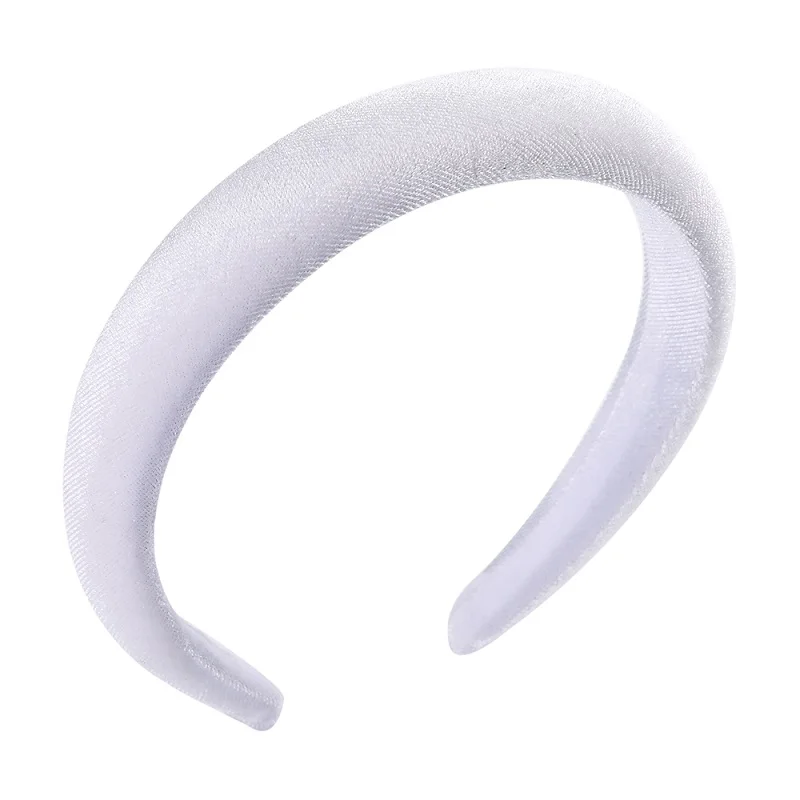 LEVAO Sponge Solid Color Hair Hoop Headband Velvet Headbands For Women Girls Non-slip Hairbands Hair Accessories Thin Edge hair band for ladies