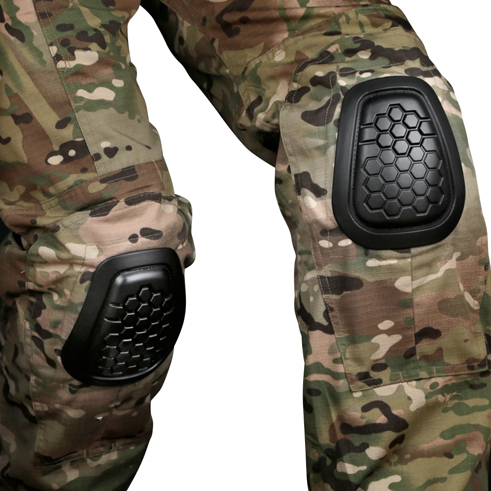 Тактические Боевые наколенники G4 комплект защитного снаряжения налокотники для