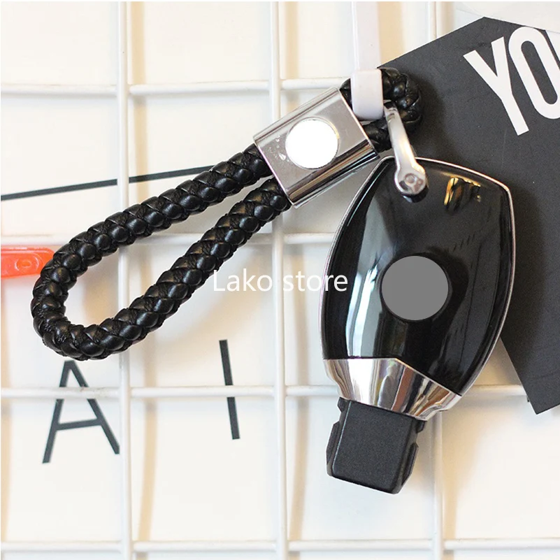 

Надежный чехол из алюминиевого сплава для автомобильного ключа для Mercedes Benz C200l Gle Glc-class Gla200 GLK-class B200 Cla18 чехол для ключа для автомобиля