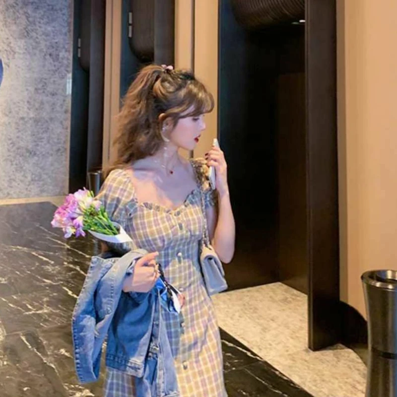 

CMAZ Dresses For Women Summer 2021 Korean Style