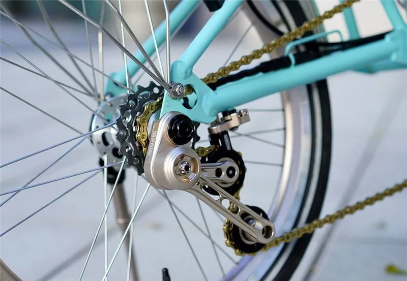 RIDEA chain tensioner 2 3 4 5 6 speed for brompton bike guide wheel | Bicycle Derailleur