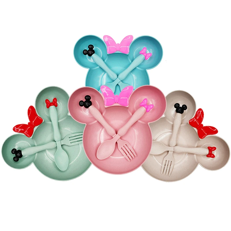 3 шт./компл. набор детской посуды Дети Ясельного возраста блюда с героями