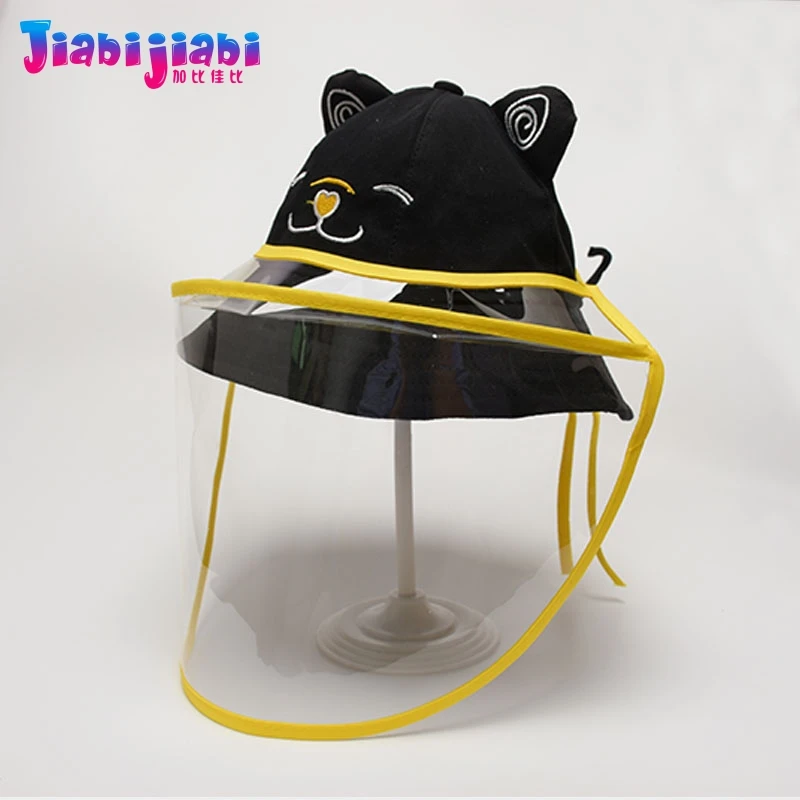 Летняя детская шапка маска противовирусная Защита лица защита от срыгивания