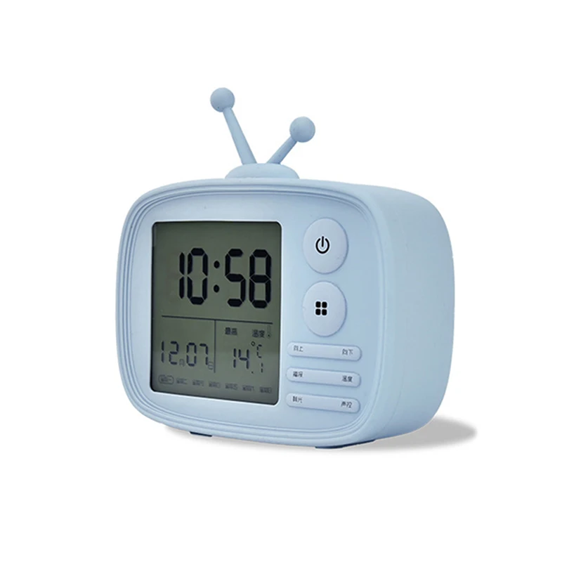 Новый многофункциональный usb зарядка прикроватные электронные часы для детей в