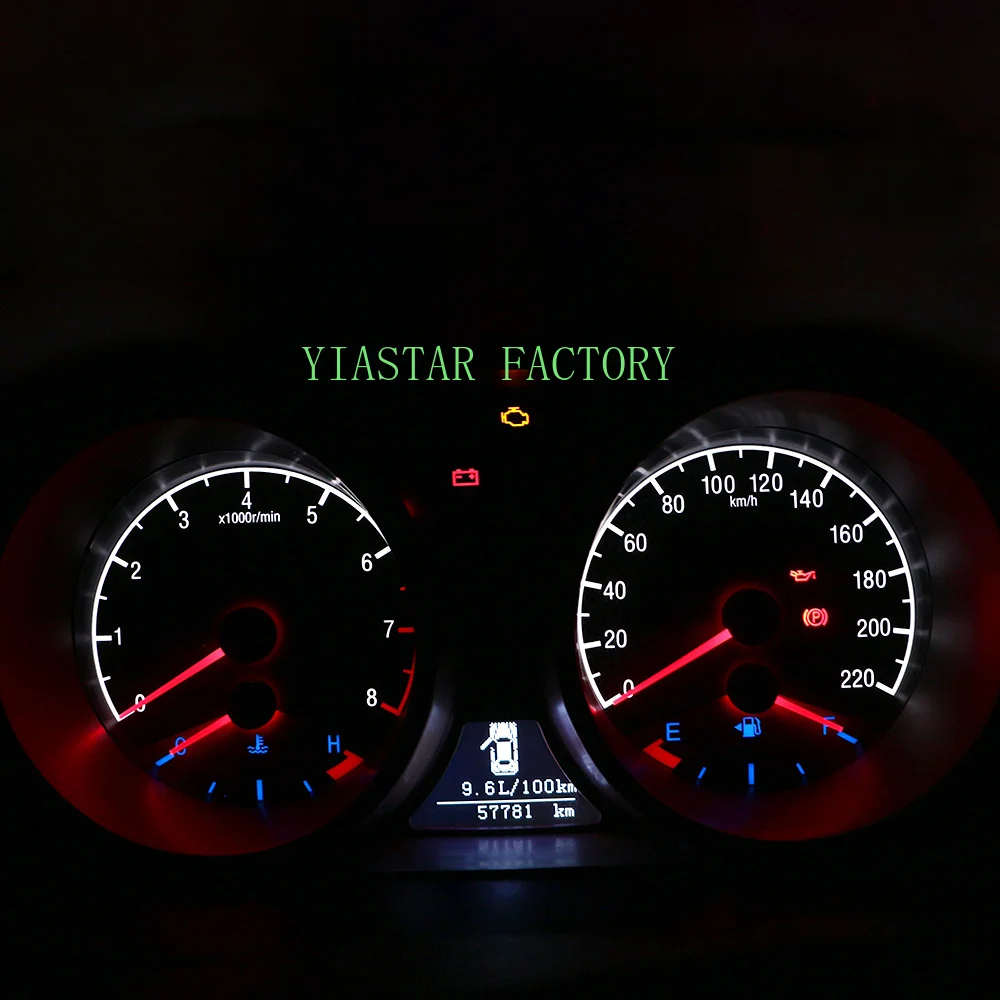 Yiastar 1000X белый T10 PCB 194 168 W5W 3528 1210 5 SMD светодиодный чтение светильник салона авто