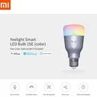 Умная Светодиодная лампа Xiaomi Yeelight 1SE, E27, 6 Вт, RGBW, переменный ток, 100 - 240 В, дистанционное управление