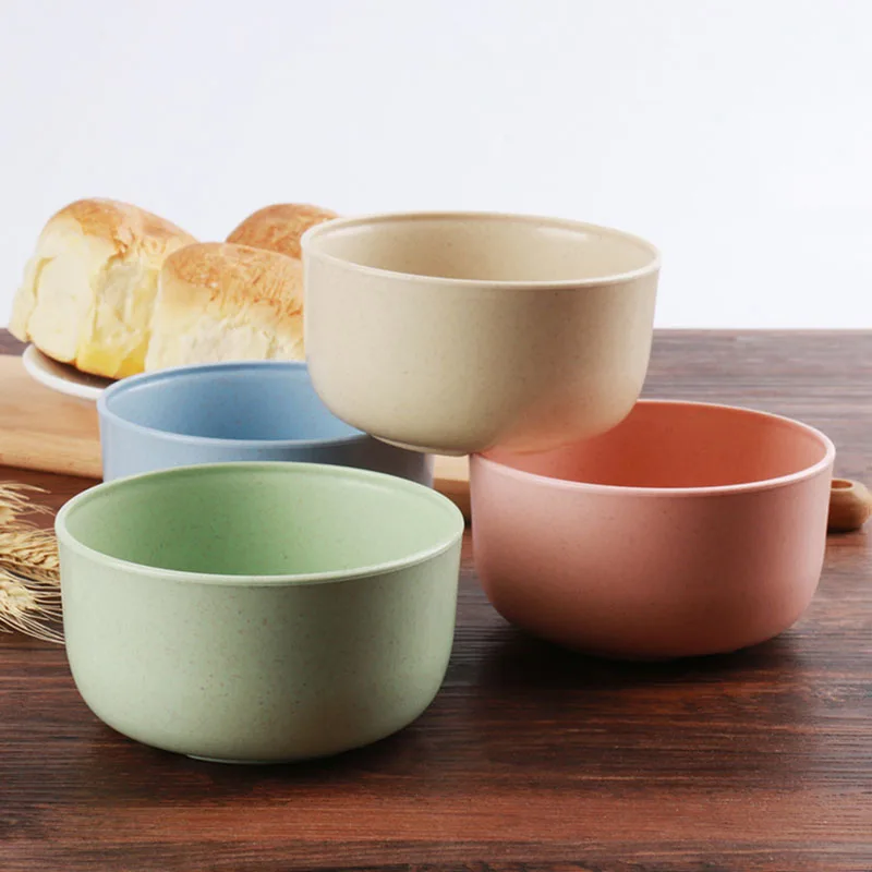 Новая здоровая пластиковая пшеничная соломенная лапша суповая чаша небьющаяся