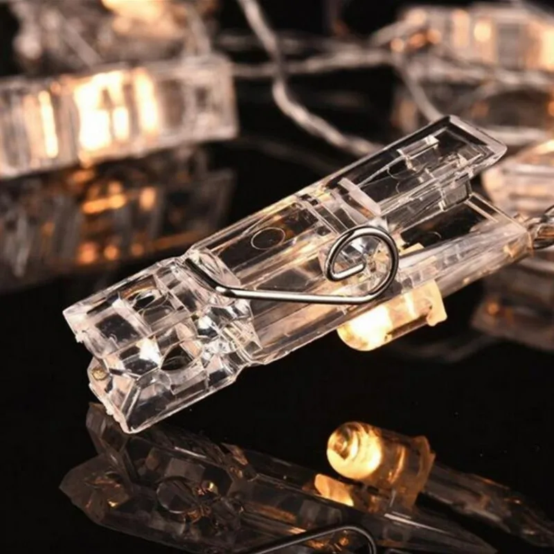 Светодиодный держатель для фотографий зажим карт прищепки светодиодный