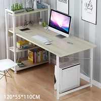 laptop desk with shelves 57 inch corner computer desk with cpu stand home office gaming table workstation study writing desk