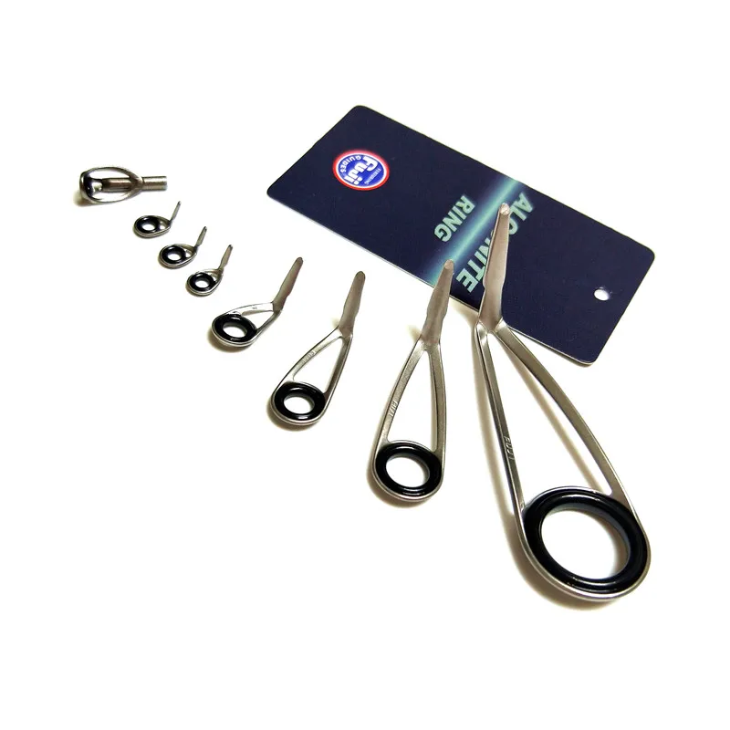 FUJI KL-H guide Kit High quality guide Kit Alconite ring guide set one set 8pcs silver color / gun smoke color