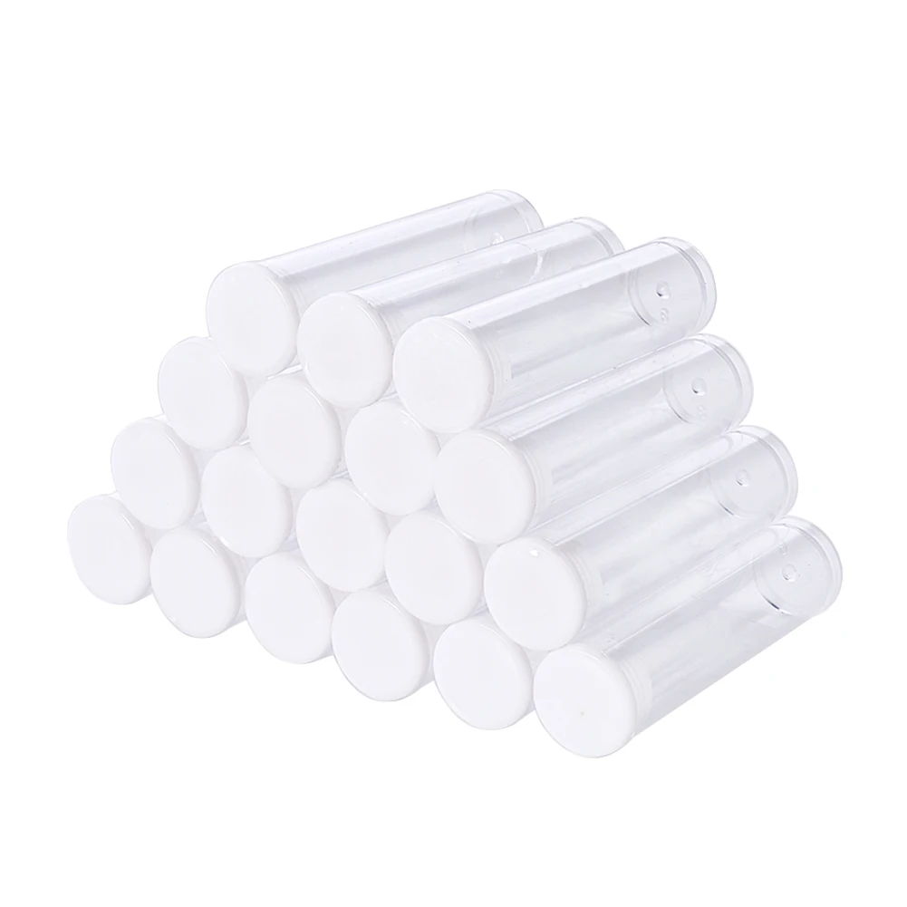 

100pc Transparent Plastic Bead Small Box Bead Containers Clear Little Micro Nail Seed Beads Bottle Bead Storage Package